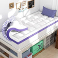 Dorm Room Essentials Dual Layer 4 Inch Memory Foam Mattress Topper Twin XL by ChiXpace