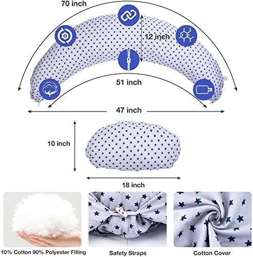 Chilling Home Pregnancy Pillow, C Shaped Pregnancy Pillows - Image 5
