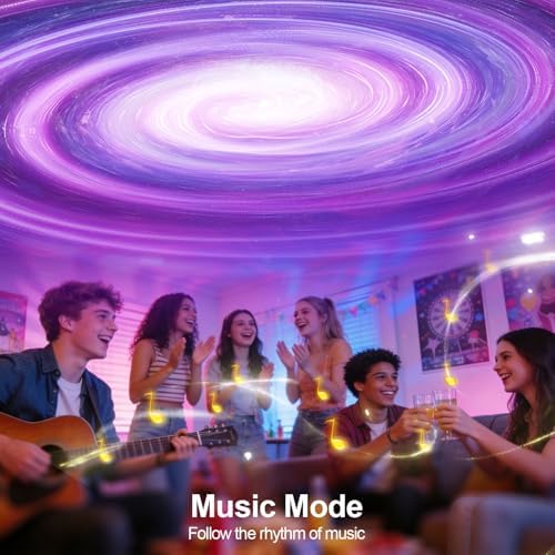 3 in 1 Light Projector for Room Decor Aesthetic, Northern Lights Projector, Ocean Lamp & Galaxy Projector for Bedroom Decor, Valentine's Day Gifts for Adults Teen Girl Gifts Ambient Lighting - Image 6