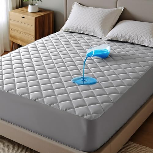 Bedsure Full Mattress Protector, Quilted Waterproof Mattress Protector by BEDSURE