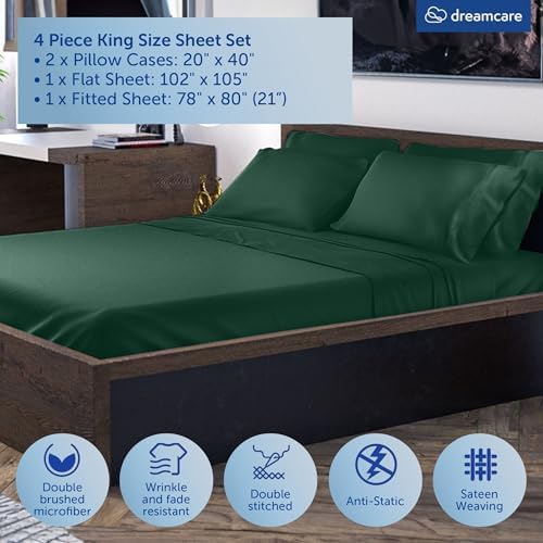 DREAMCARE King Size Sheets Set - Image 4
