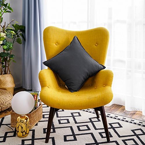 Jeanerlor Set of 2 Decorative Cotton Linen Couch Throw Pillow Case 26"x26" Sofa - Image 2