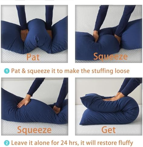 WhatsBedding Memory Foam Body Pillow - Image 5