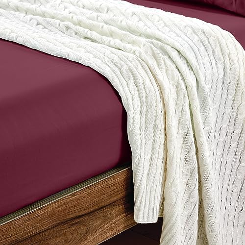 FreshCulture Twin Fitted Sheets, Bulk Pack of 6, Deep Pocket, Soft Microfiber - Image 5