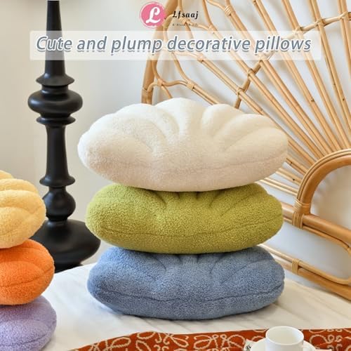 Lfsaaj Seashell Throw Pillows, Shell Shaped Throw Pillows, 18 Inch Soft Home - Image 7