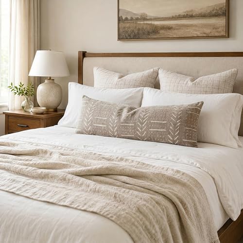 BlissBlush Decorative Long Lumbar Pillow Cover 14x36 - Image 3