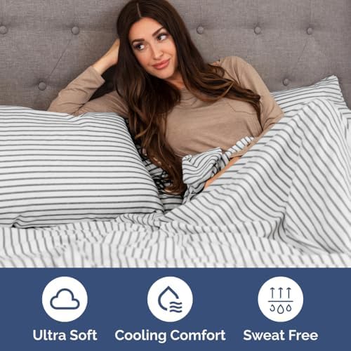 Short Queen Size 4 Piece Bed Sheet Set - Image 4