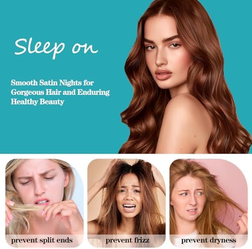 Satin Pillowcase for Hair and Skin, Softer Than Mulberry Silk Pillow Case 1 Pack - Image 5