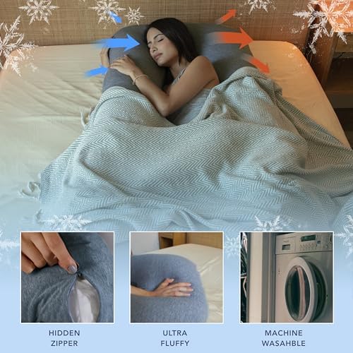Pregnancy Pillow, Body Pillow, Side Sleeper Pillow - Image 4