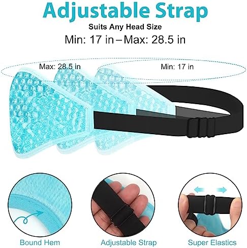 BeeVines Gel Eye Mask, Cooling Ice Masks - Image 6