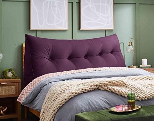 Peachwell Handmade Headboard Pillow-King Size Wedge Support Large Bolster - Image 2