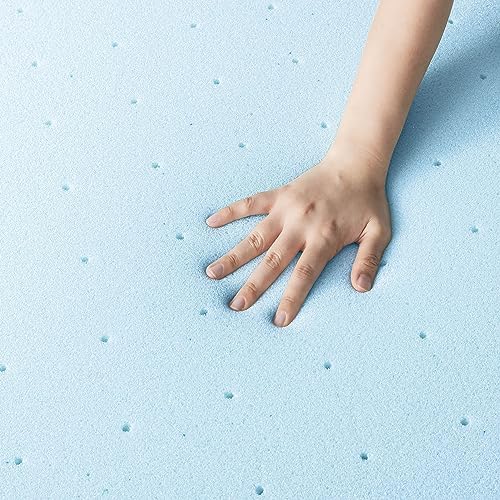 Best Price Mattress 2.5 Inch Ventilated Memory Foam Mattress Topper, Cooling - Image 5