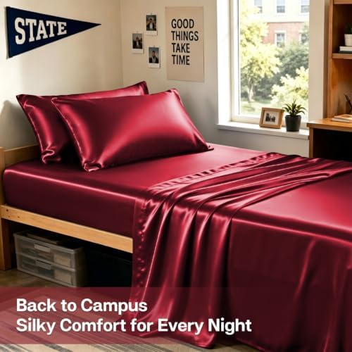MR&HM Satin Pillowcase 2 Pack, Standard Size 20"x26" - Image 5