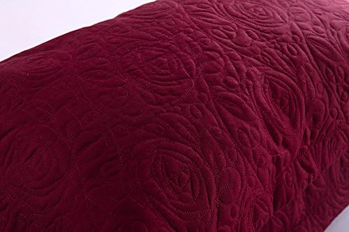 MarCielo 2-Piece Embroidered Pillow Shams, Decorative Microfiber Pillow Covers - Image 4