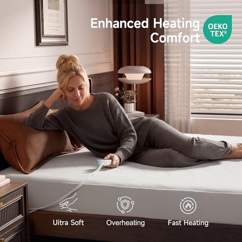 Texciting Heated Mattress Pad King Size-Bed Warmer - Image 6