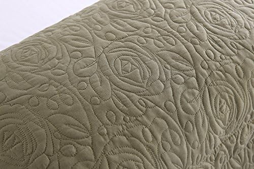 MarCielo 2-Piece Embroidered Pillow Shams, Decorative Microfiber Pillow Covers - Image 4