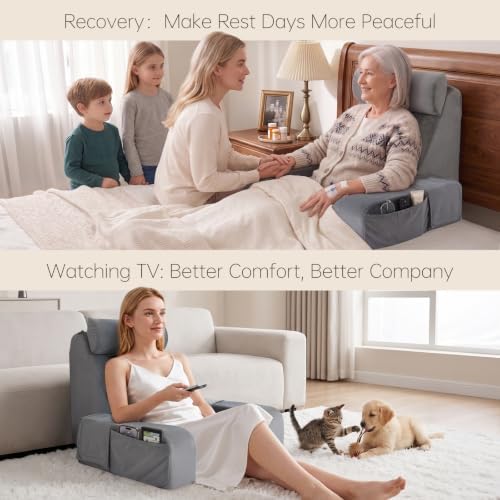 ENITYA 19" Reading Pillow for Bed - Image 5