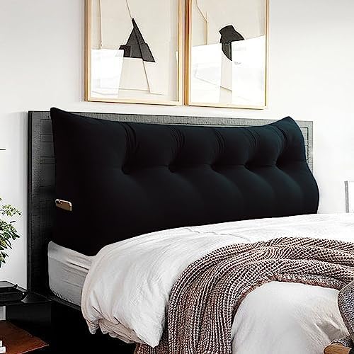 Bed Wedge Headboard Pillow Queen Bedrest Reading Pillow by Bncktrd