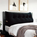 Bed Wedge Headboard Pillow Queen Bedrest Reading Pillow by Bncktrd