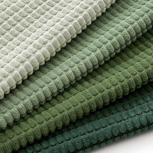 MIULEE Boho Decorative Pillow Covers 18x18 Inch Set of 4 Forest Green - Image 2