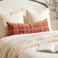 BlissBlush Decorative Lumbar Pillow Cover 14x36, Long Decorative Throw Pillow by BlissBlush