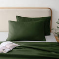 100% Cotton Waffle Pillow Shams King Size Set of 2 by ShunjieHome
