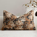 DEZENE Pack of 1 Vintage Floral Lumbar Pillow Covers 12x20 Boho Farmhouse by DEZENE