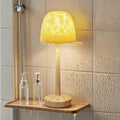 Shower Lamp - Waterproof Bathroom Lamp Ocean Wave Projector, Wood Grain by Funlenry