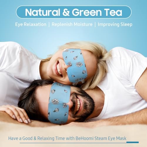 BeHoomi 20 Packs Steam Eye Mask, Heated Eye Mask Warm Compress - Image 2
