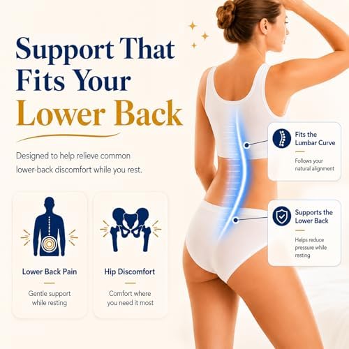 Lumbar Support Pillow for Bed Relief Lower Back Pain - Image 3