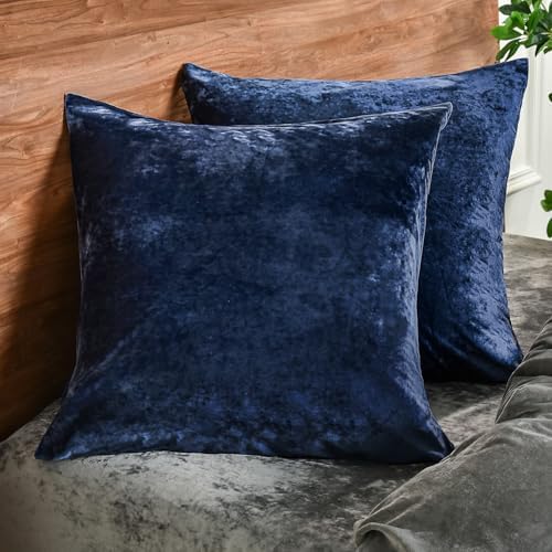 PHF Truly Velvet Throw Pillow Covers, No Insert, 2 Pack Color Gradient Cushion - Image 2