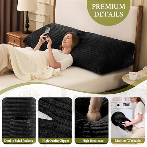 Headboard Pillow Queen, Headboard Wedge Pillow - Image 4