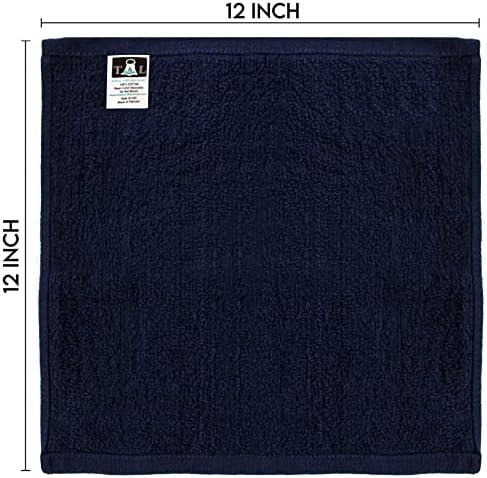 Towel and Linen Mart 100% Cotton - 24 Pack Wash Cloth Set - Flannel Face Cloths, Highly Absorbent and Soft Feel Fingertip Towels (Multi, Pack of 24) - Image 7
