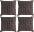 Fancy Homi 4 Packs Decorative Throw Pillow Covers by Fancy+Homi