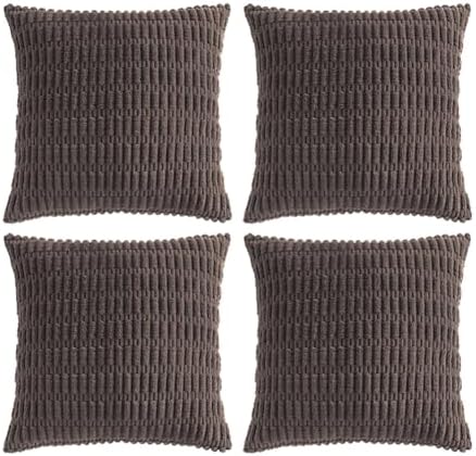 Fancy Homi 4 Packs Decorative Throw Pillow Covers by Fancy+Homi