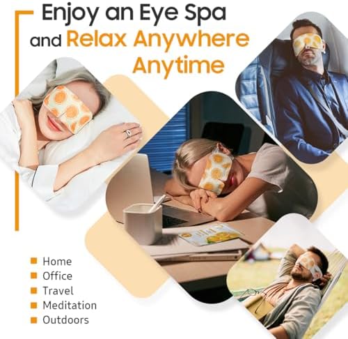 BeHoomi 30Packs Steam Eye Mask, Heated Eye Mask - Image 6