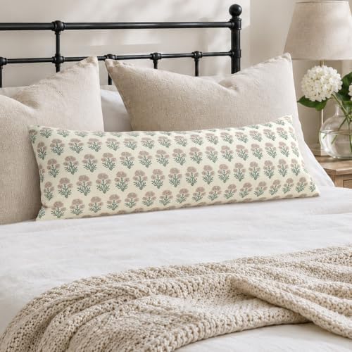 Vintage Botanical Lumbar Pillow Cover 12X20 Pack of 1, Double-Sided Floral by DKwizme