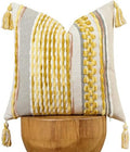 AmHoo Chenille Striped Textured Boho Throw Pillow Covers Aesthetic by AmHootextile