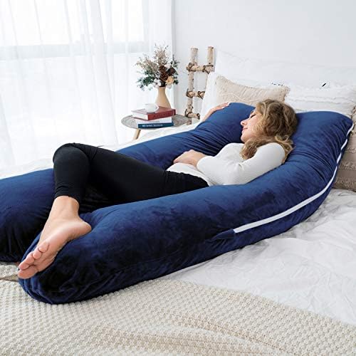 AngQi Pregnancy Body Pillow, U Shaped Full Body Pillow - Image 4