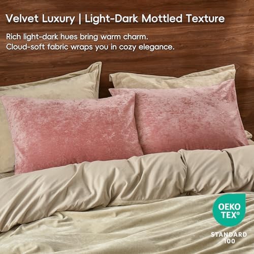 PHF Truly Velvet Pillowcases King Size 20" x 36", No Insert - Image 2