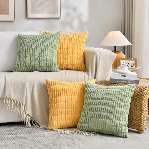 Fancy Homi 4 Packs Decorative Throw Pillow Covers - Image 7