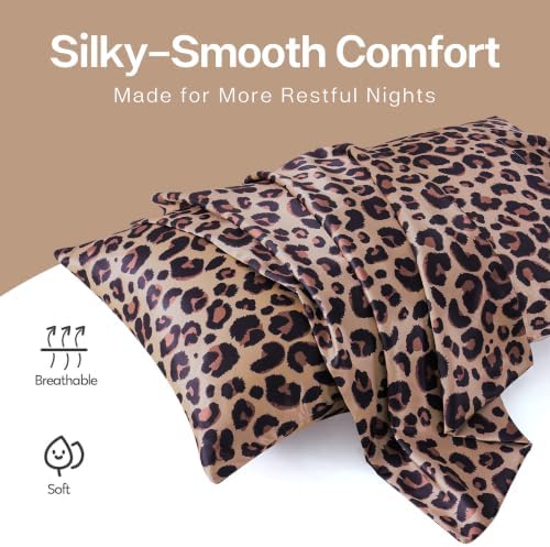 MR&HM Satin Pillowcase 2 Pack, Queen Size 20"x30" - Image 6