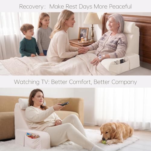 ENITYA 19" Reading Pillow for Bed - Image 6