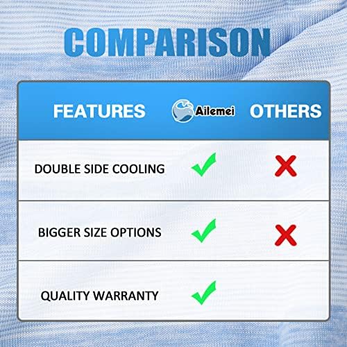 Cooling Pillow Case Covers Only, Standard Size Set of 2 - Image 5