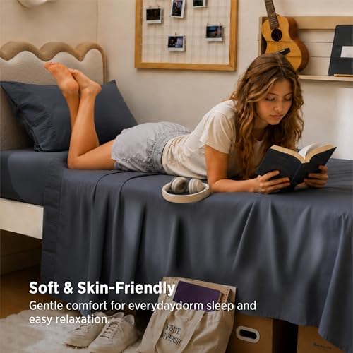 Bedsure Twin XL Sheets Dorm Bedding - Image 4