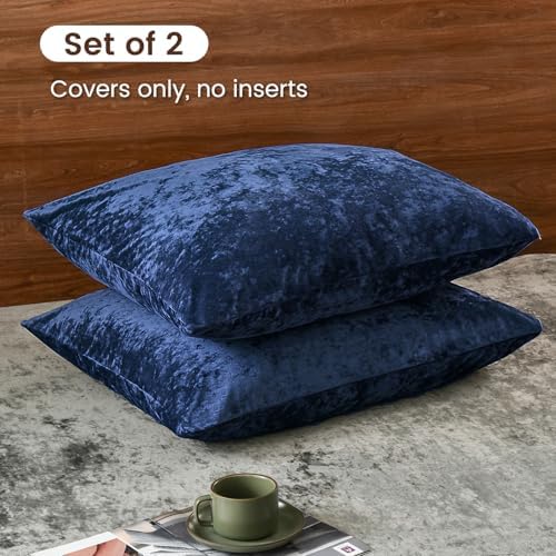 PHF Truly Velvet Pillowcases King Size 20" x 36", No Insert - Image 4