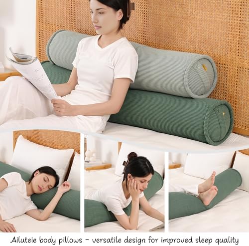 Cuddle Pillow – Corduroy Long Body Pillow - Image 6