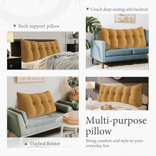 Headboard Pillow Queen, Bed Wedge Pillow Headboard Headrest - Image 6