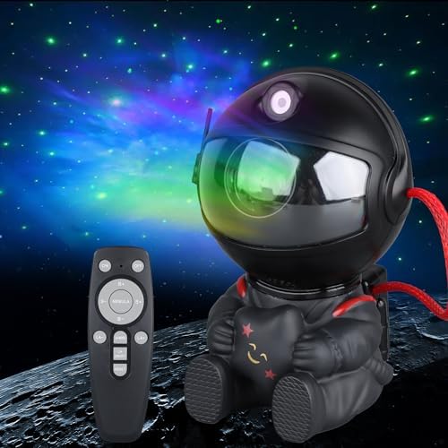 YXQUA Astronaut Galaxy Star Projector, Night Light for Kids, Original Black by YXQUA