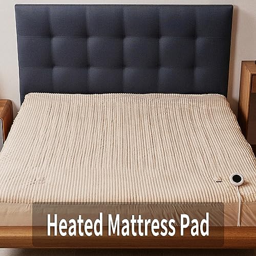 Heated Mattress Pad Full Size, 6 Heating Levels, Machine Wash - Image 2